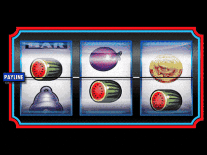 Animated slot machine reels